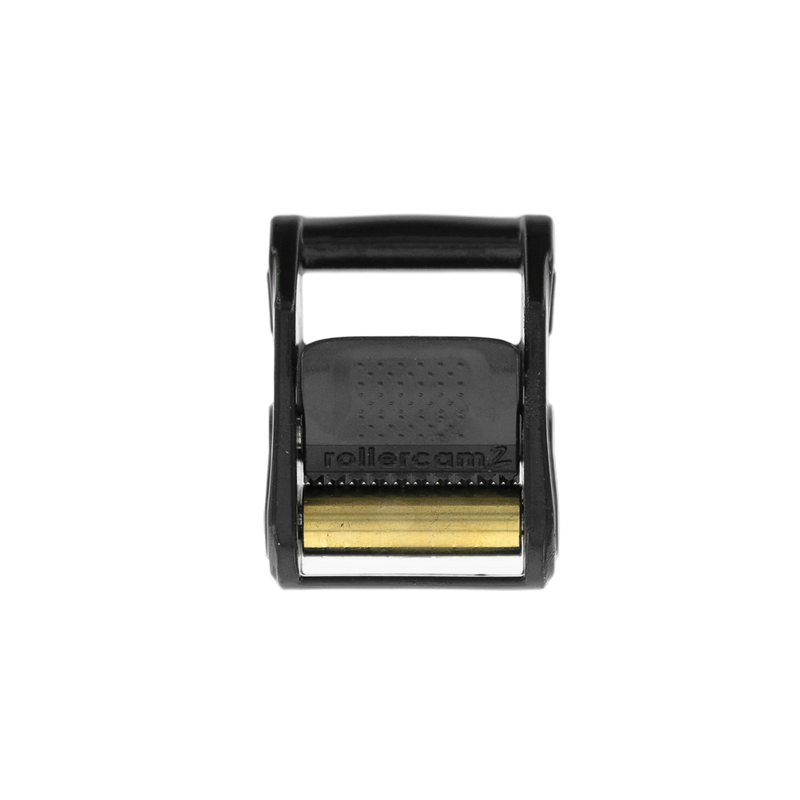 Rollercam 1.25in Black Finish Cam Buckle  (Pack of 1)