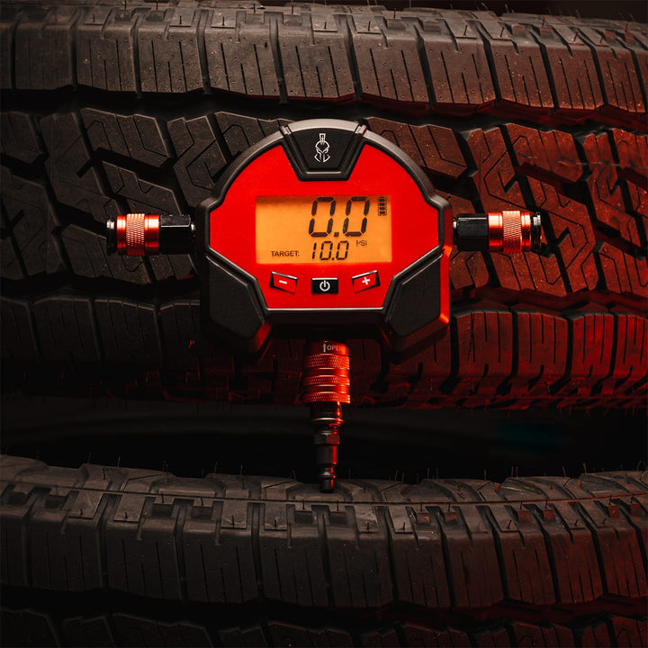 Thor's Lightning TotalControl Hammer Manifold Automatic Tire Deflator Air Compressor Controller - RED
