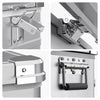 ICECO APL35 Aluminum Dual Zone 37QT Portable Cooler Silver