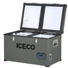 ICECO VL60 Dual Zone 63QT Portable Cooler Olive