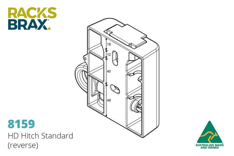 Racksbrax HD Hitch Standard (Double) [R]