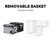 ICECO APL55 Aluminum Dual Zone 58QT Portable Cooler Black