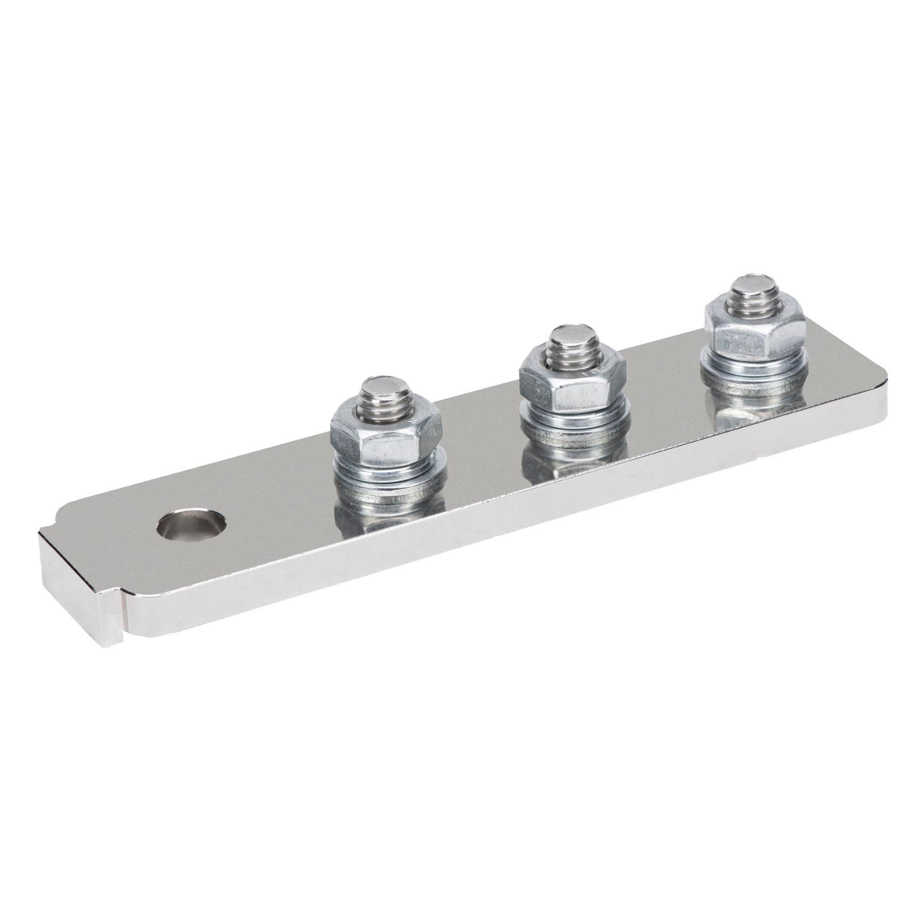 E360 500 A Nickel-Plated Copper Multi Terminal Bus Bar [C]