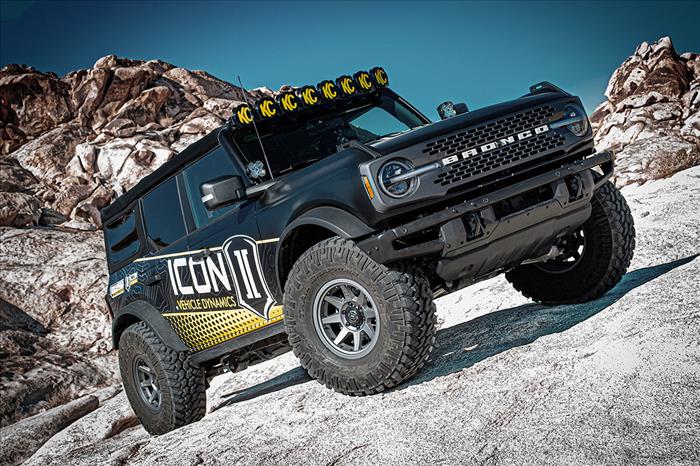 ICON 2021-2023 Ford Bronco, Hoss 1.0 Pkg, Rear, 1.5-2.25inch Lift, 2.5 EXP Series Coilover