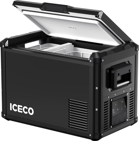 ICECO VL45 Pro Dual Zone 45QT Portable Cooler Black