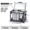 ICECO VL45 Pro Dual Zone 45QT Portable Cooler Black