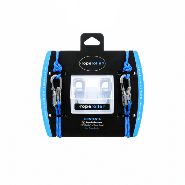 Rollercam Roperoller 2 Pack with 20ft of 3mm Blue Reflective Accessory Cord