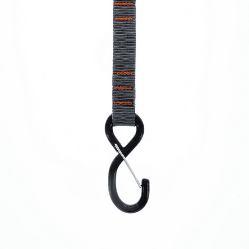 Rollercam 1in Gray Hook End 12ft (Pack of 1)