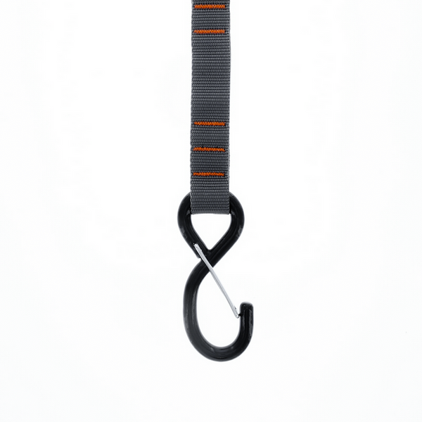 Rollercam 1in Gray Hook End 4ft (Pack of 1)