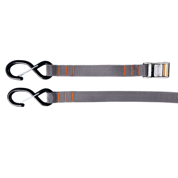 Rollercam 1in Gray Hook End 4ft (Pack of 2)