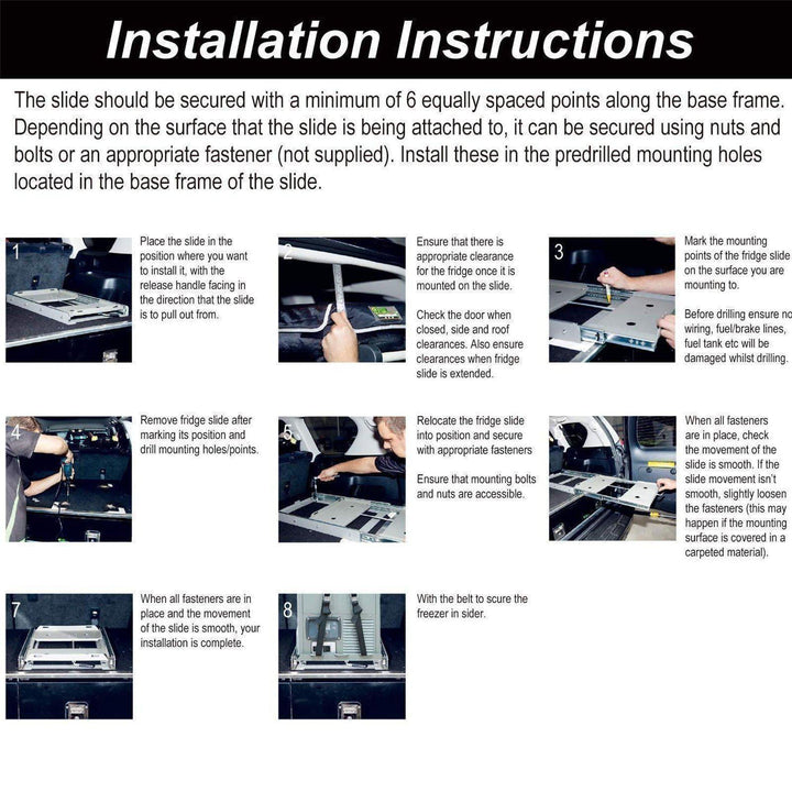 ICECO JPPro/VL35Pro/VL45Pro/APL35 Mounting Slide