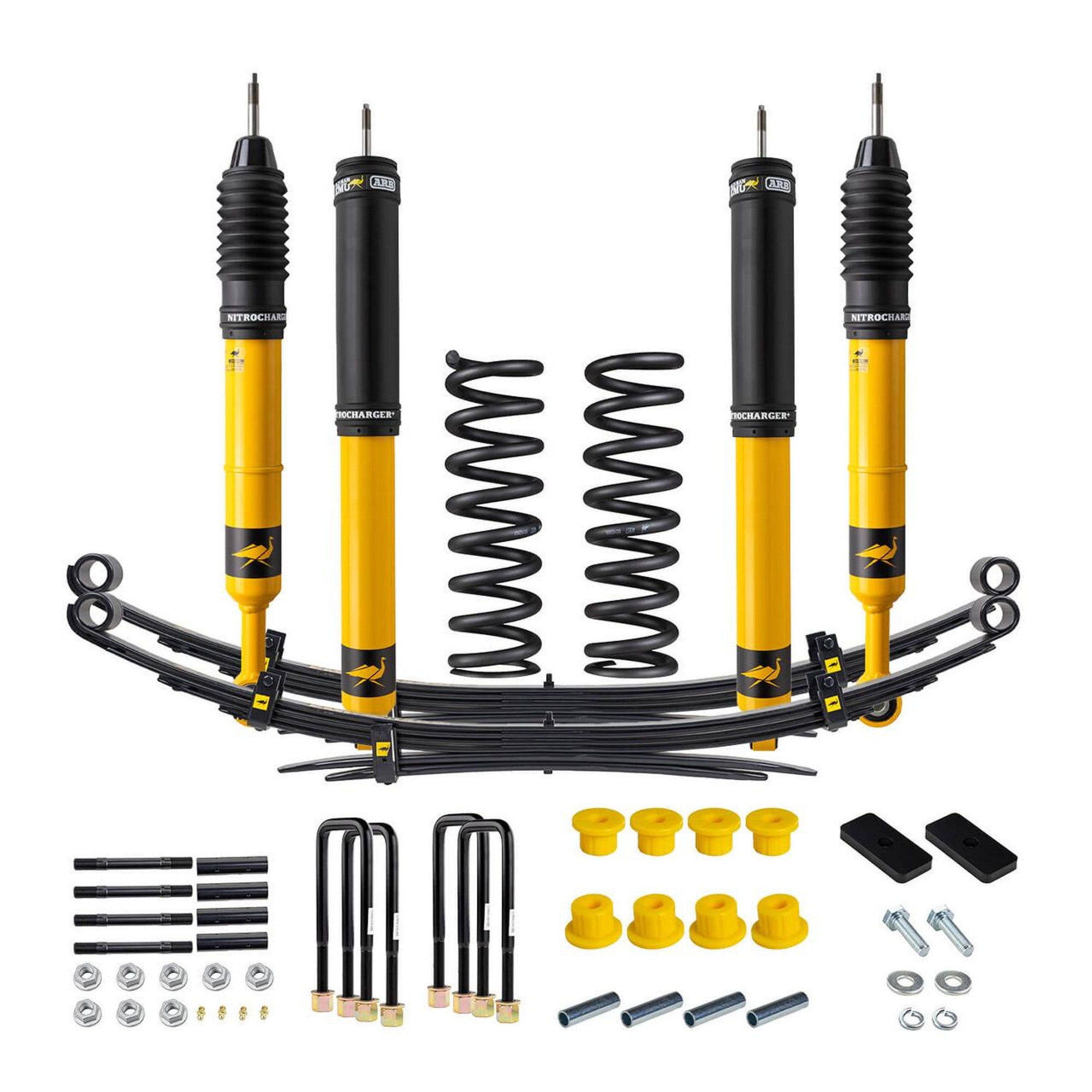 ARB Nitro Plus Kit FR 2 in/0 lb, RR 2 in/0 lb Toyota Tacoma 2016-23