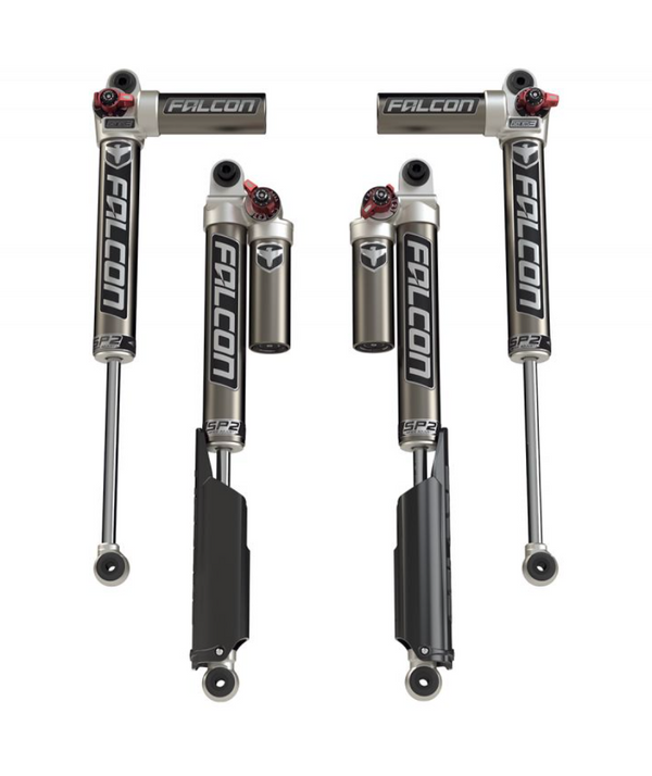 Teraflex JL 4dr: Falcon SP2 3.3 Fast Adjust Piggyback Shock Kit (2-4.5" Lift)