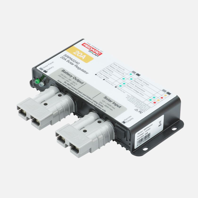 REDARC 20 AMP SOLAR REGULATOR - ANDERSON CONNECT